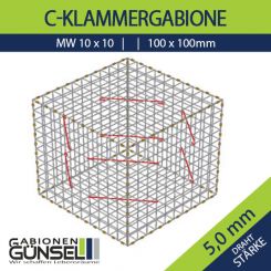 Gabione 200 x 50 x 100 Typ A Mw 10 x 10 