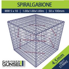 Gabione 100 x 100 x 100 Typ D 5 x 10 