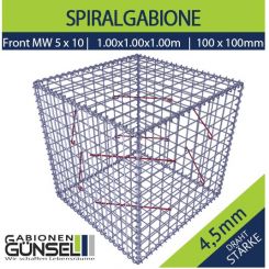 Gabione 100 x 100 x 100 Typ D  Mw 10 x 10 F5 