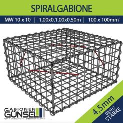 Gabione 100 x 100 x 50 Typ D  Mw 10 x 10 