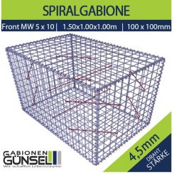 Gabione150 x 100 x 100 Typ D Mw 10 x 10 cm 
