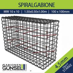 Gabione 150 x 50 x 100 Typ C  Mw 10 x 10 