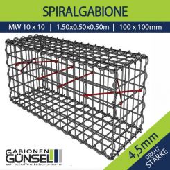 Gabione 150 x 50 x 50 Typ A Mw 10 x10 