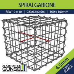 Gabione 50 x 50 x 50 Typ B  Mw 10 x 10 