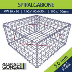 Gabione 50 x 100 x 100 Typ D  10 x 10 