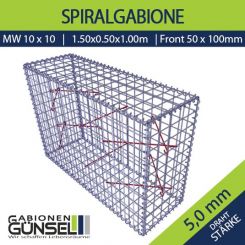 Gabione 150 x 50 x 100 Typ B Mw 10 x 10 F5 
