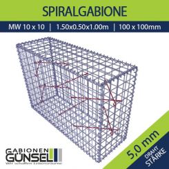 Gabione 150 x 50 x 100 Typ D Mw 10 x 10 