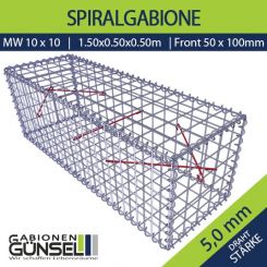 Gabione 100x 50 x 50 Typ D Mw 10 x10 F5 
