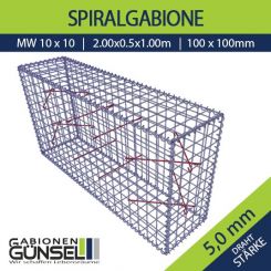 Gabione 200 x 50 x 100 Typ B 
