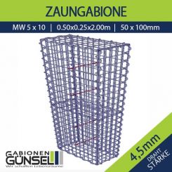 Zaungabione 50 x 25 x 200 